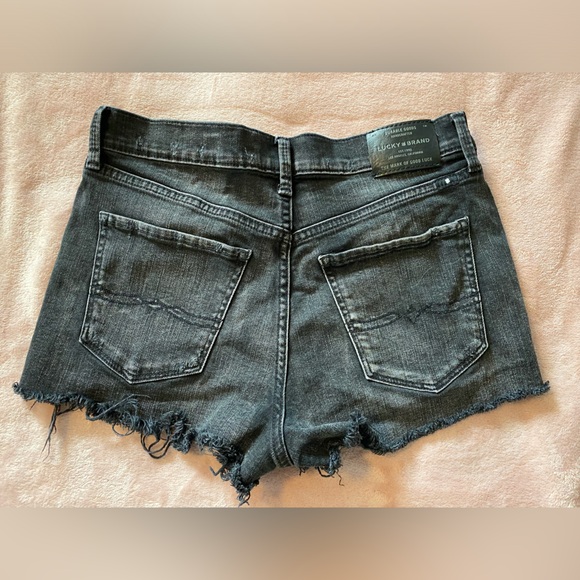 Lucky Brand The High Rise Shortie Shorts - Picture 2 of 7